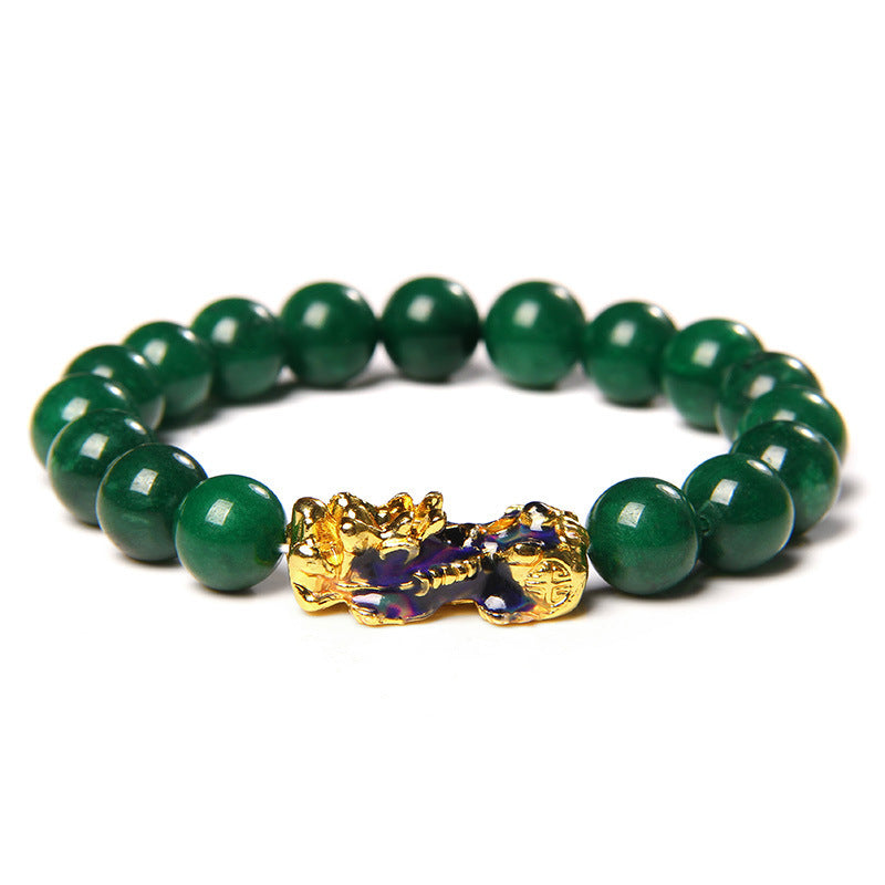 ATELIER-TIBET – Bracelet Jade et Pi Xiu – Harmonie Céleste