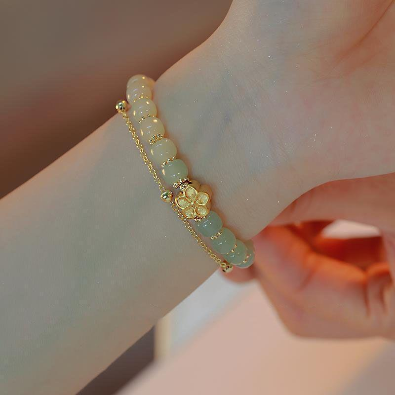 ATELIER-TIBET – Bracelet Jade – Caresse de Sakura