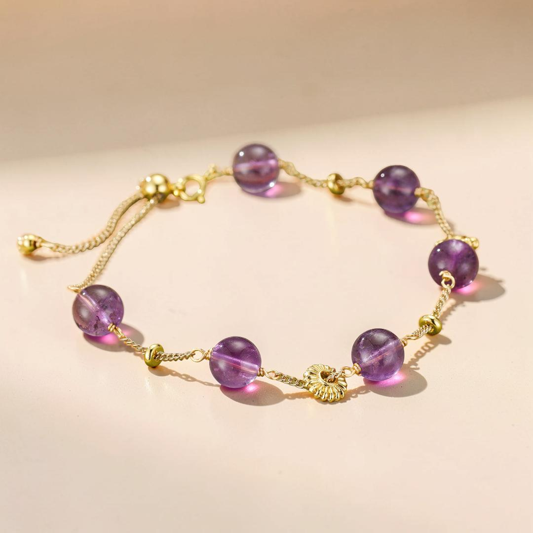 ATELIER-TIBET – Bracelet Améthyste – Rayonnement Violet