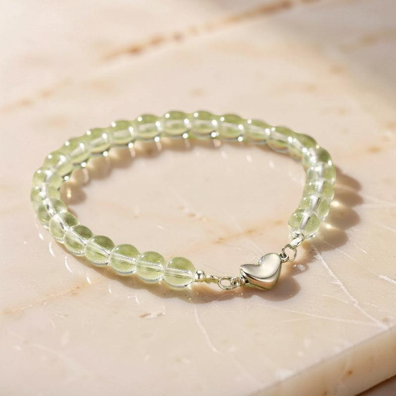 ATELIER-TIBET – Bracelet Cristal de Roche – Pureté du Cœur, Argent