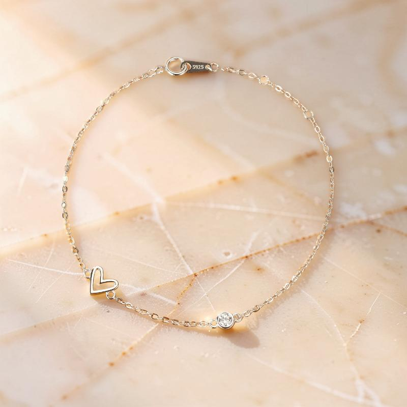 ATELIER-TIBET – Bracelet Cœur – Éclat du Cœur, Argent