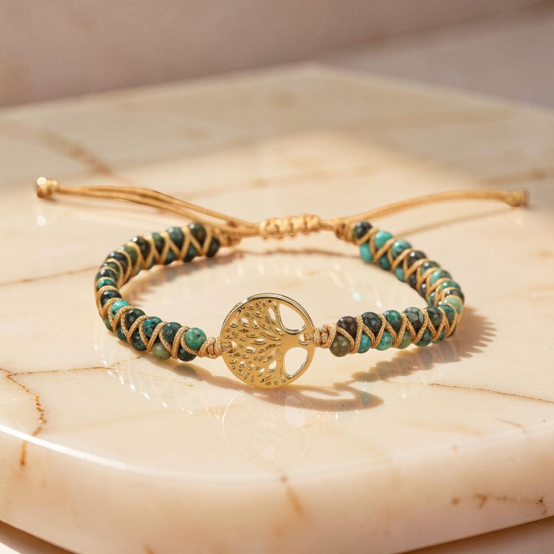 ATELIER-TIBET – Bracelet Arbre de Vie Jaspe Africain - Bonheur