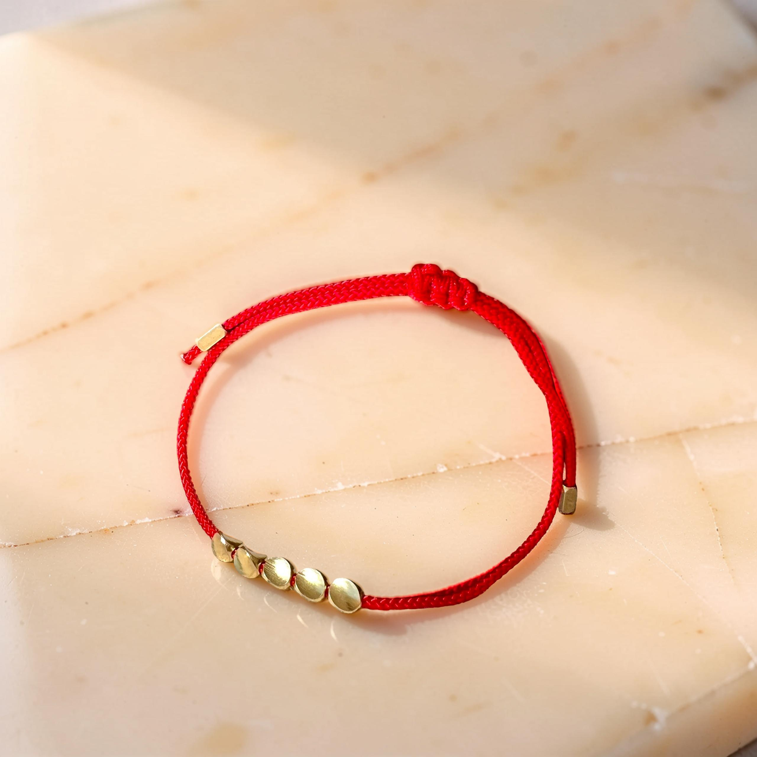 ATELIER-TIBET – Bracelet Fil Rouge – Lumière et Protection