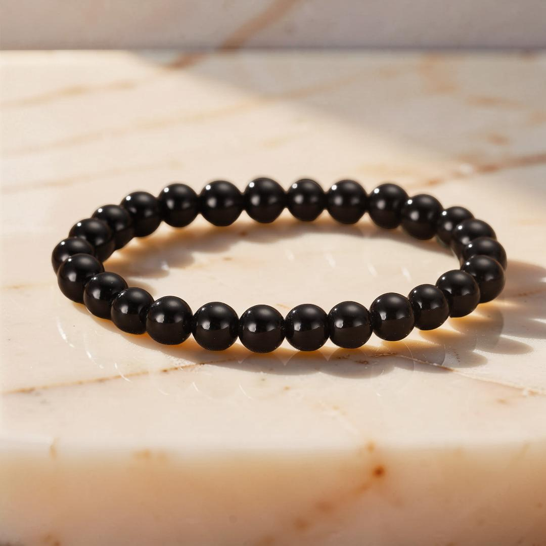 ATELIER-TIBET – Bracelet Obsidienne – Force Silencieuse