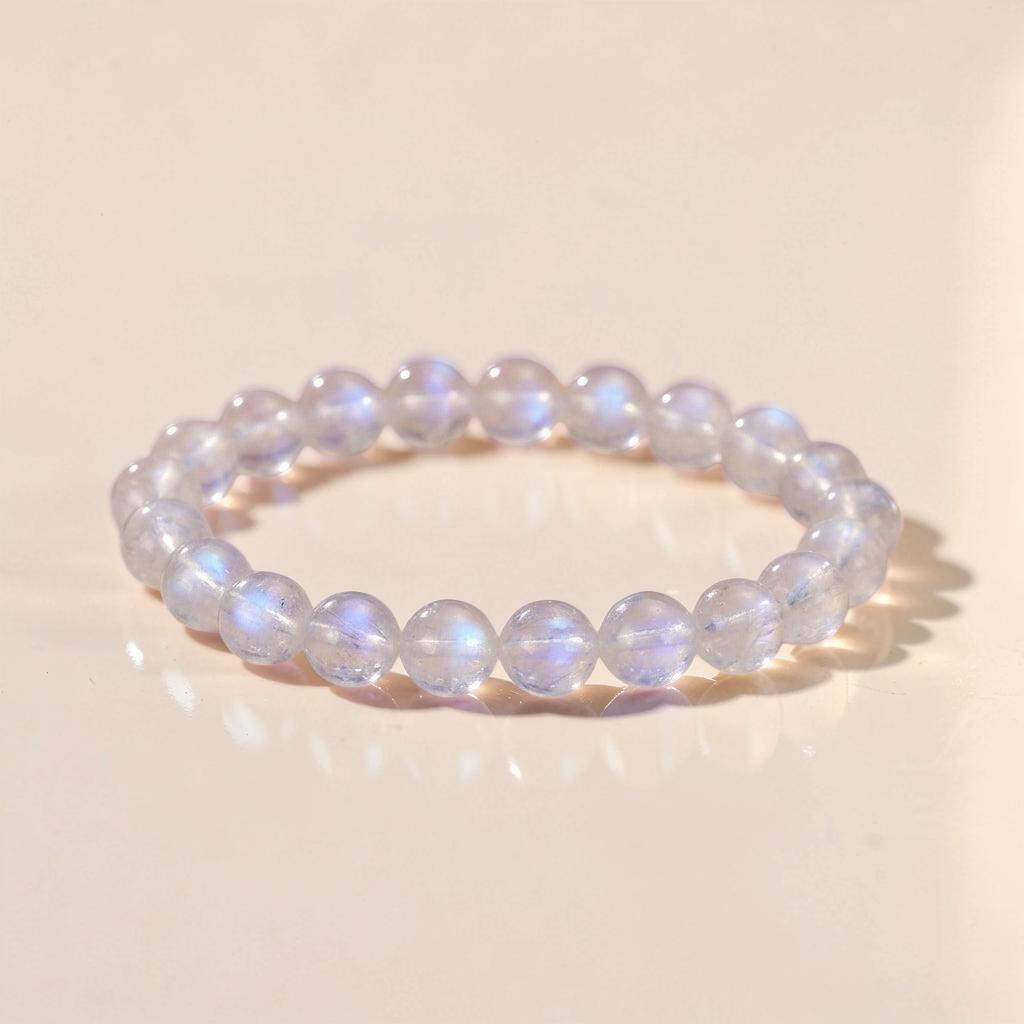 ATELIER-TIBET – Bracelet Pierre de Lune – Océan