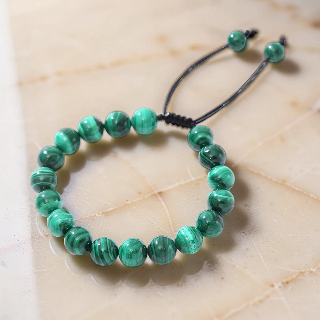 ATELIER-TIBET – Bracelet Malachite – Énergie Protectrice