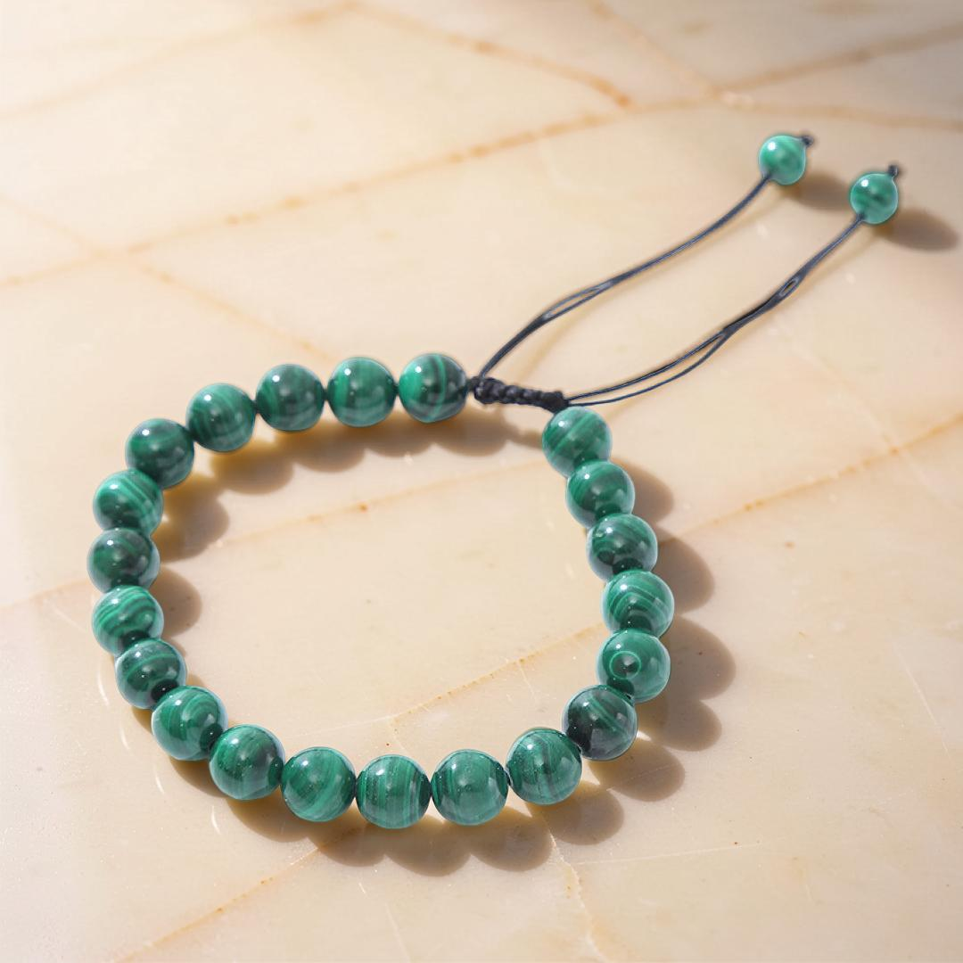 ATELIER-TIBET – Bracelet Malachite – Énergie Protectrice