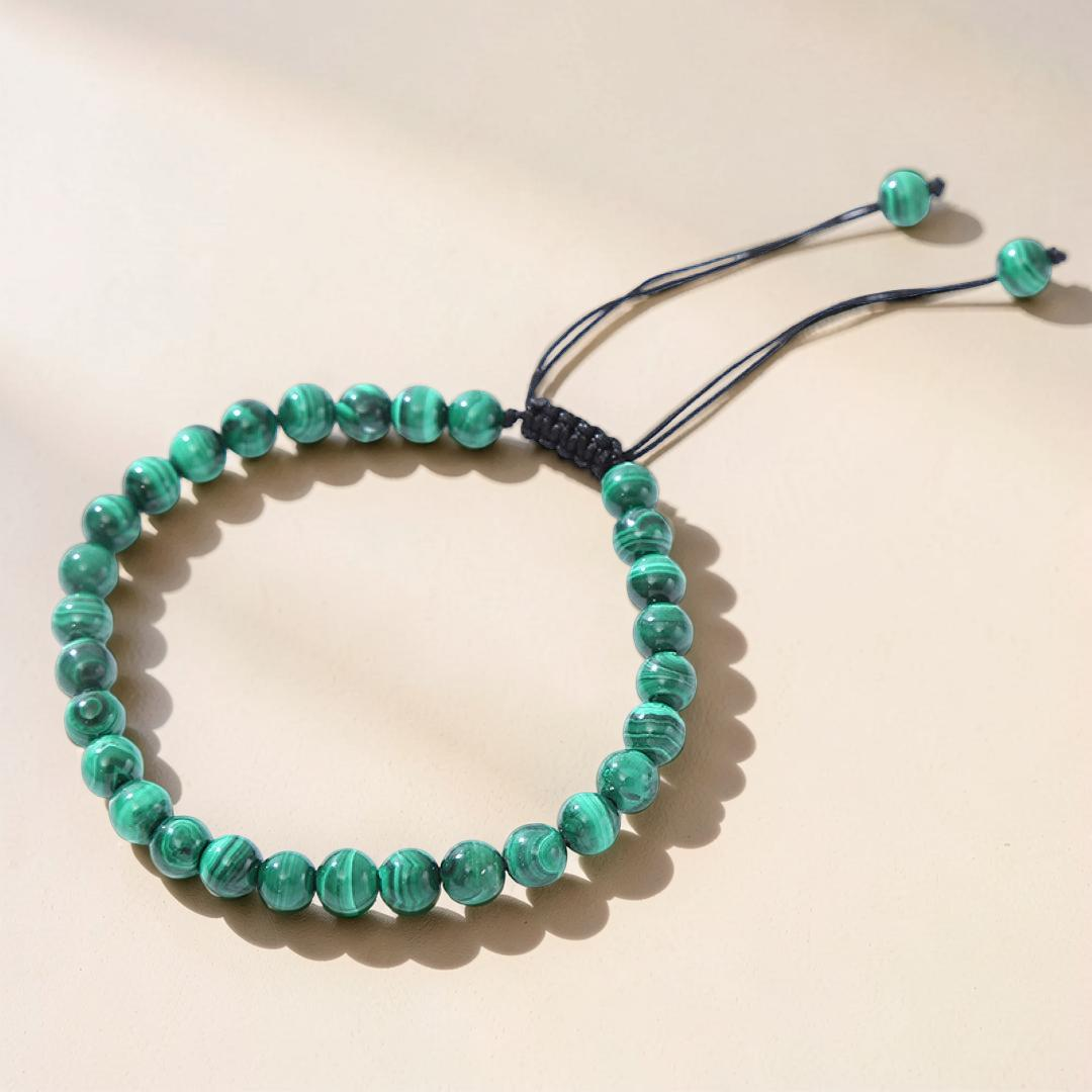ATELIER-TIBET – Bracelet Malachite – Énergie Protectrice