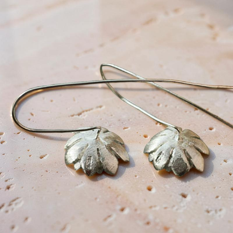 ATELIER-TIBET – Boucles d’Oreilles Lotus - Inspiration, Argent