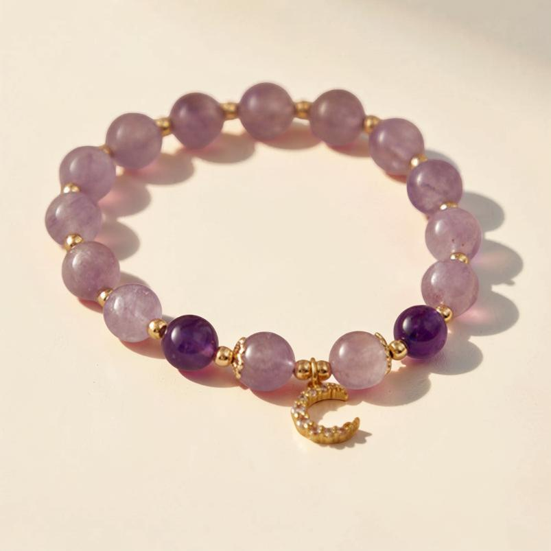 ATELIER-TIBET – Bracelet Améthyste  – Sérénité Lunaire