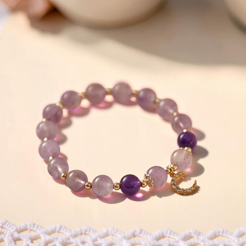 ATELIER-TIBET – Bracelet Améthyste  – Sérénité Lunaire