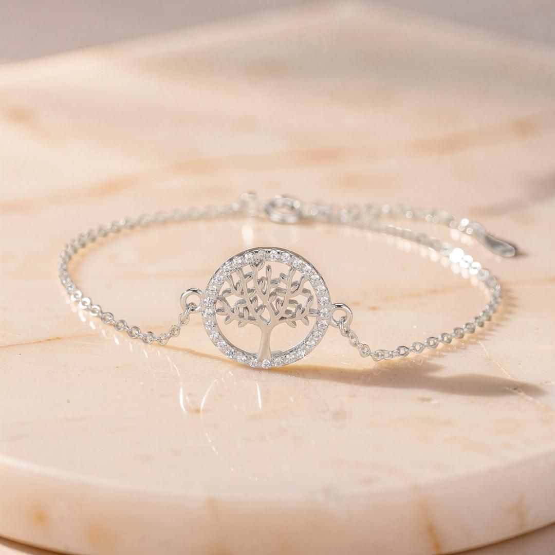 ATELIER-TIBET – Bracelet Arbre de Vie – Vitalité, Argent 925