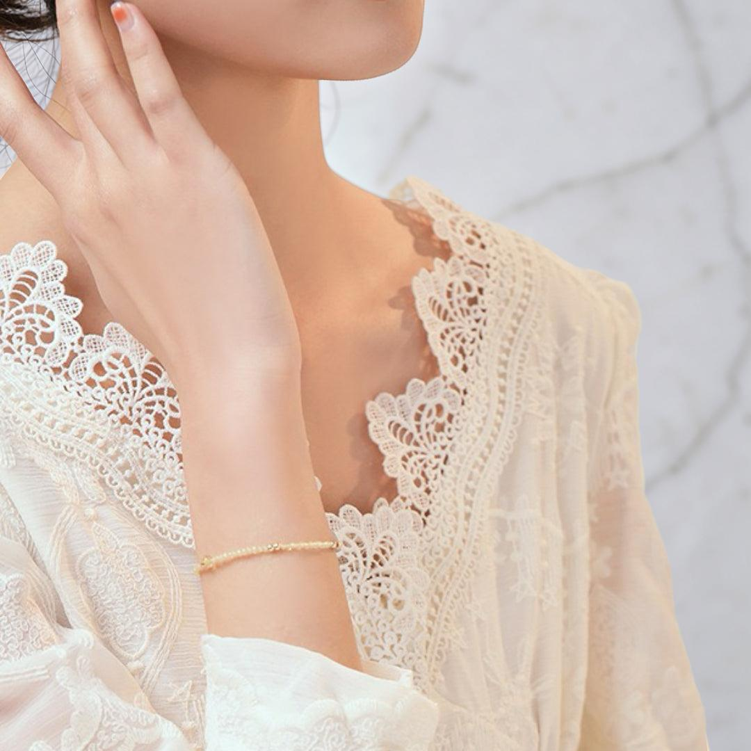 ATELIER-TIBET – Bracelet Citrine – Lueur de Prospérité