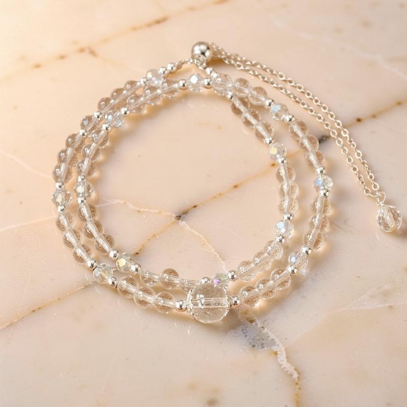 ATELIER-TIBET – Bracelet Cristal de Roche – Royauté Céleste