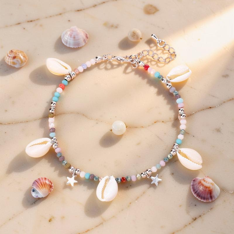 ATELIER-TIBET – Bracelet de Cheville Coquillage – Rêve Marin
