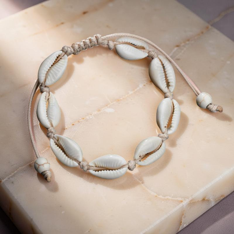 ATELIER-TIBET – Bracelet de Cheville Coquillage – Voix de l'Océan