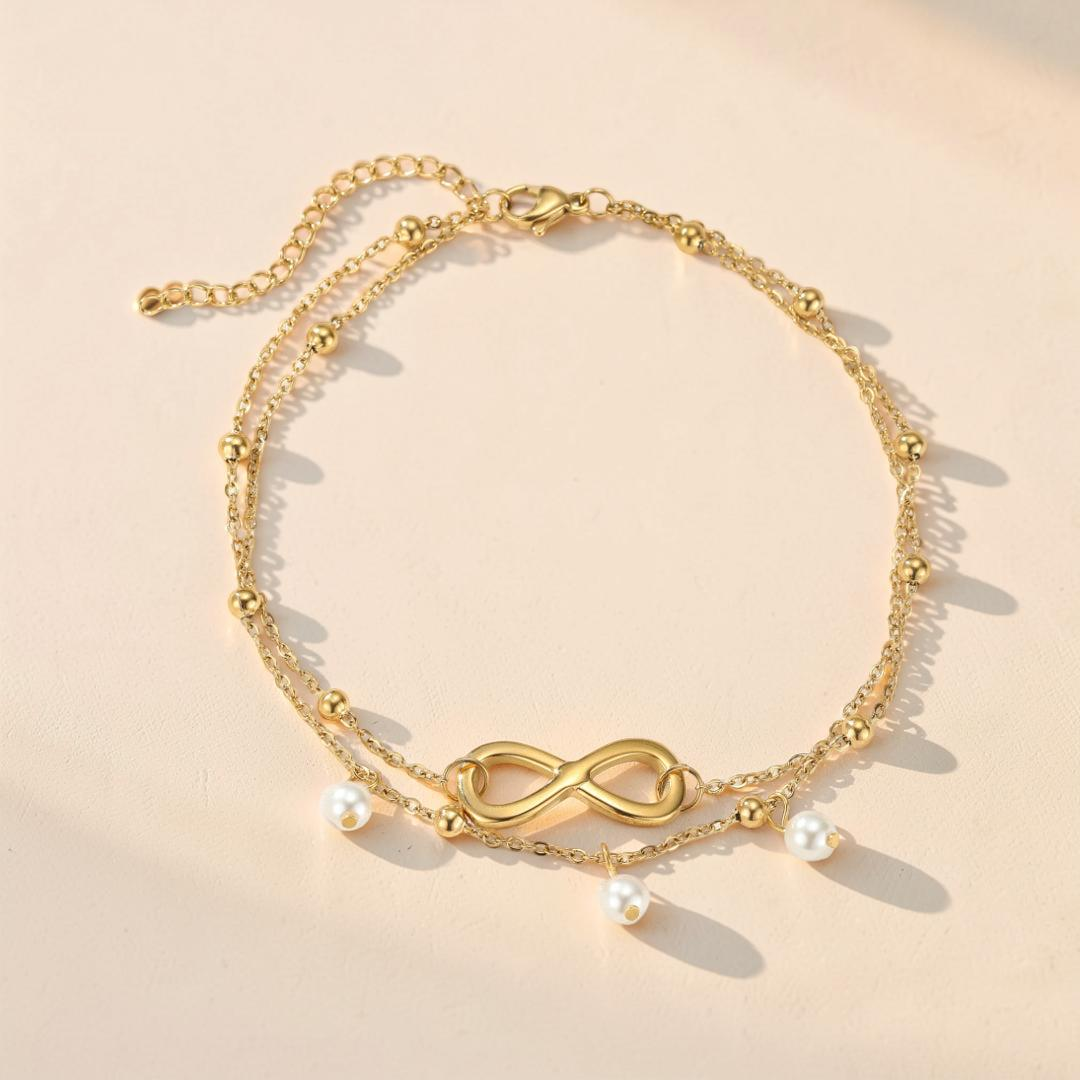 ATELIER-TIBET – Bracelet De Cheville Perle – Élégance Intemporelle