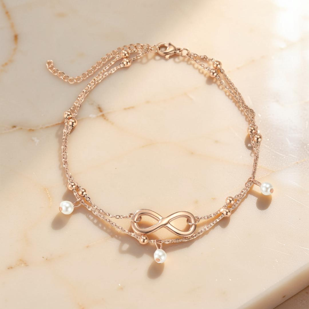 ATELIER-TIBET – Bracelet De Cheville Perle – Élégance Intemporelle