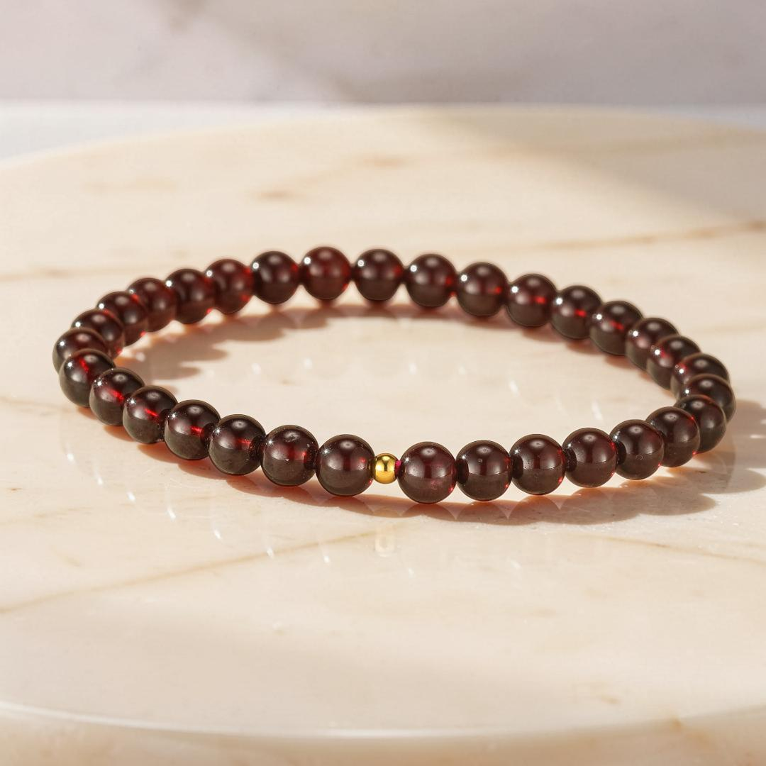 ATELIER-TIBET – Bracelet Grenat – Cercle de Passion