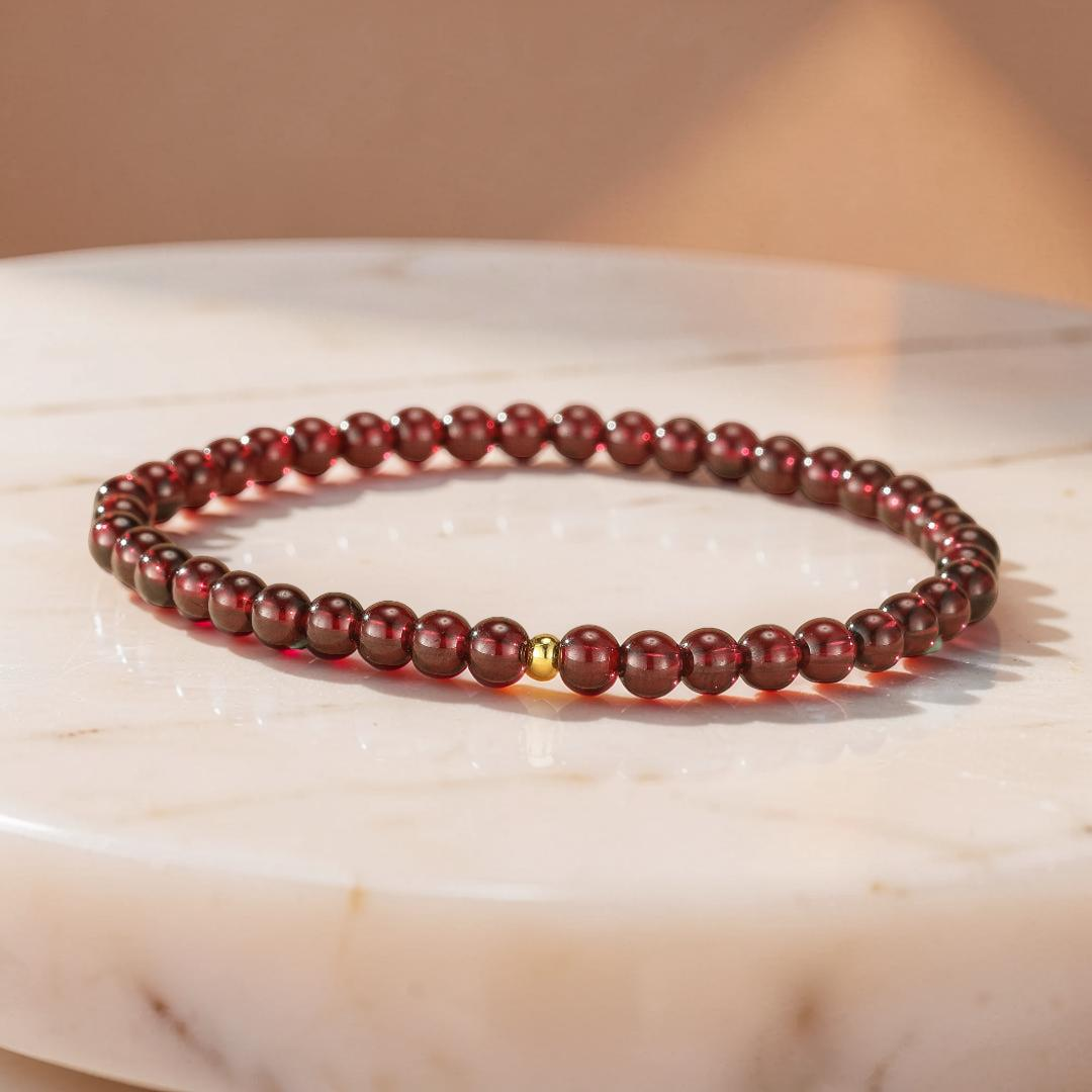 ATELIER-TIBET – Bracelet Grenat – Cercle de Passion
