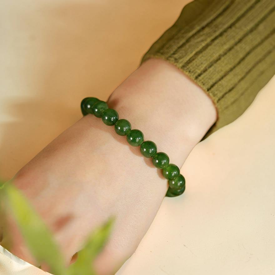 ATELIER-TIBET – Bracelet Jade – Lotus Sérénité