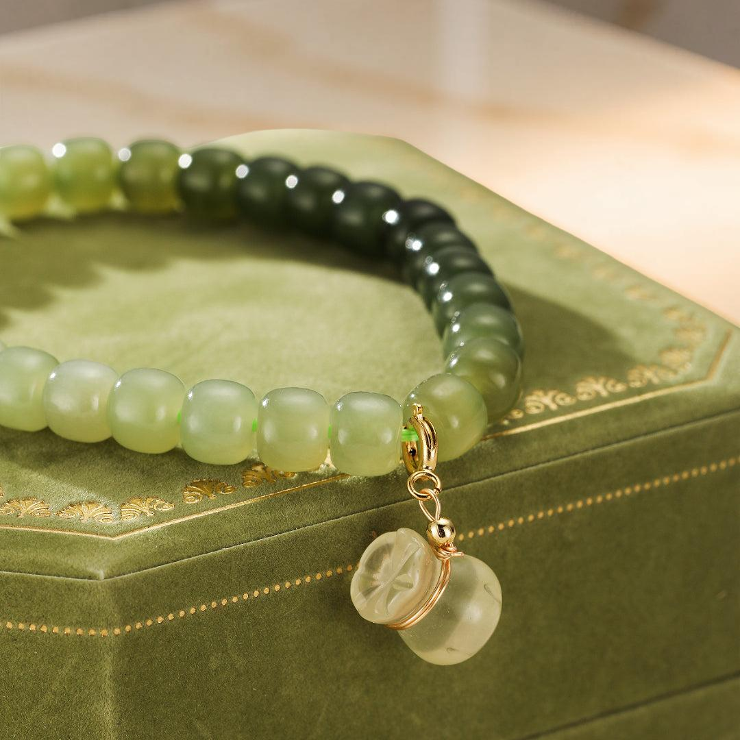 ATELIER-TIBET – Bracelet Jade – Poche d'Argent