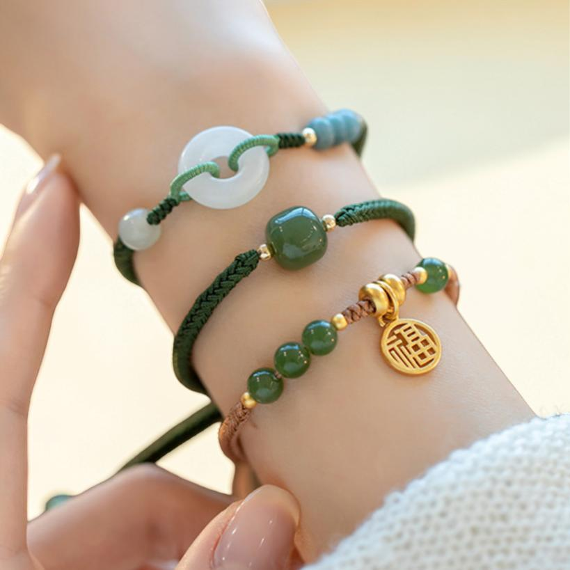 ATELIER-TIBET – Bracelet Jade – Réussite et Rassurance