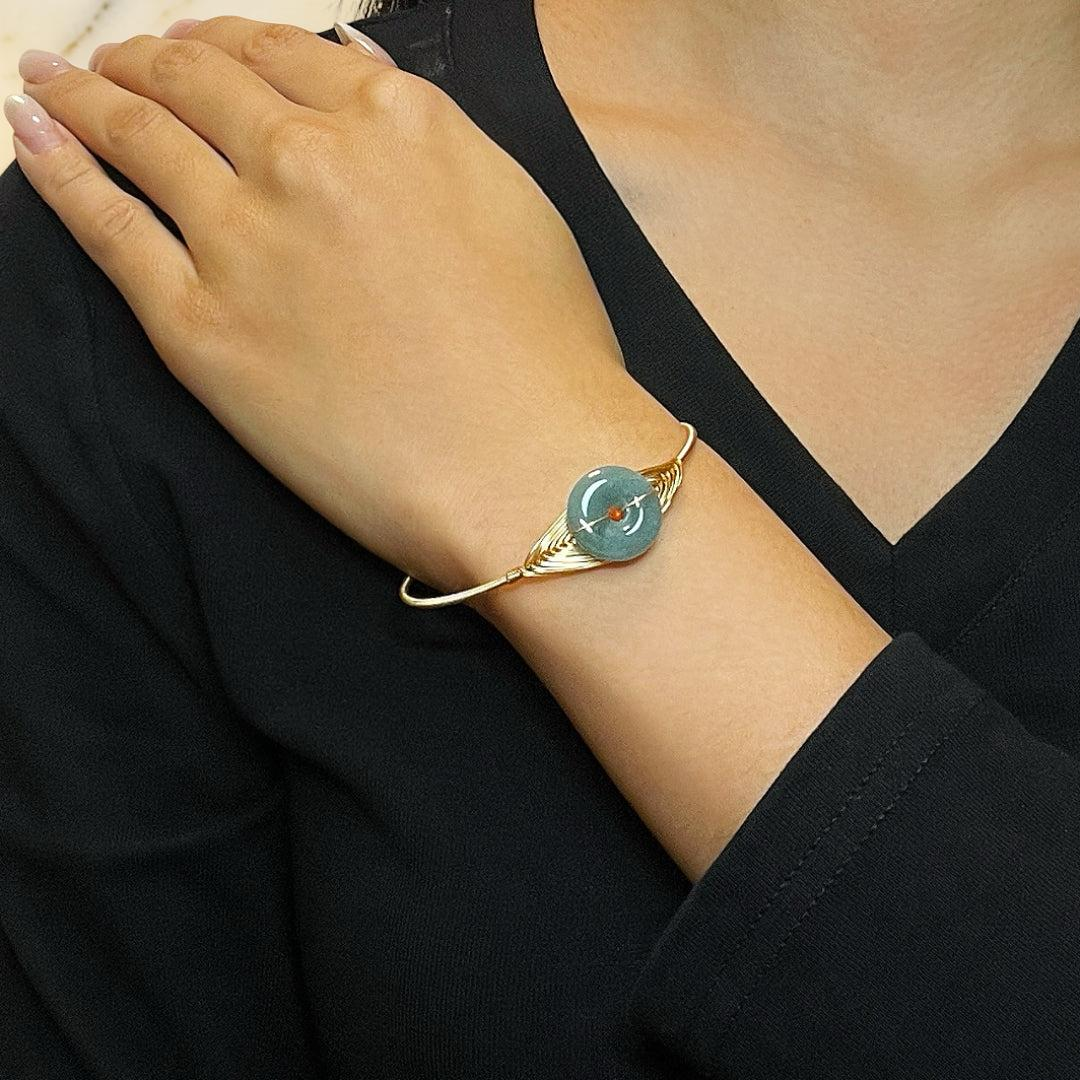 ATELIER-TIBET – Bracelet Jadéite – Talisman de Sérénité