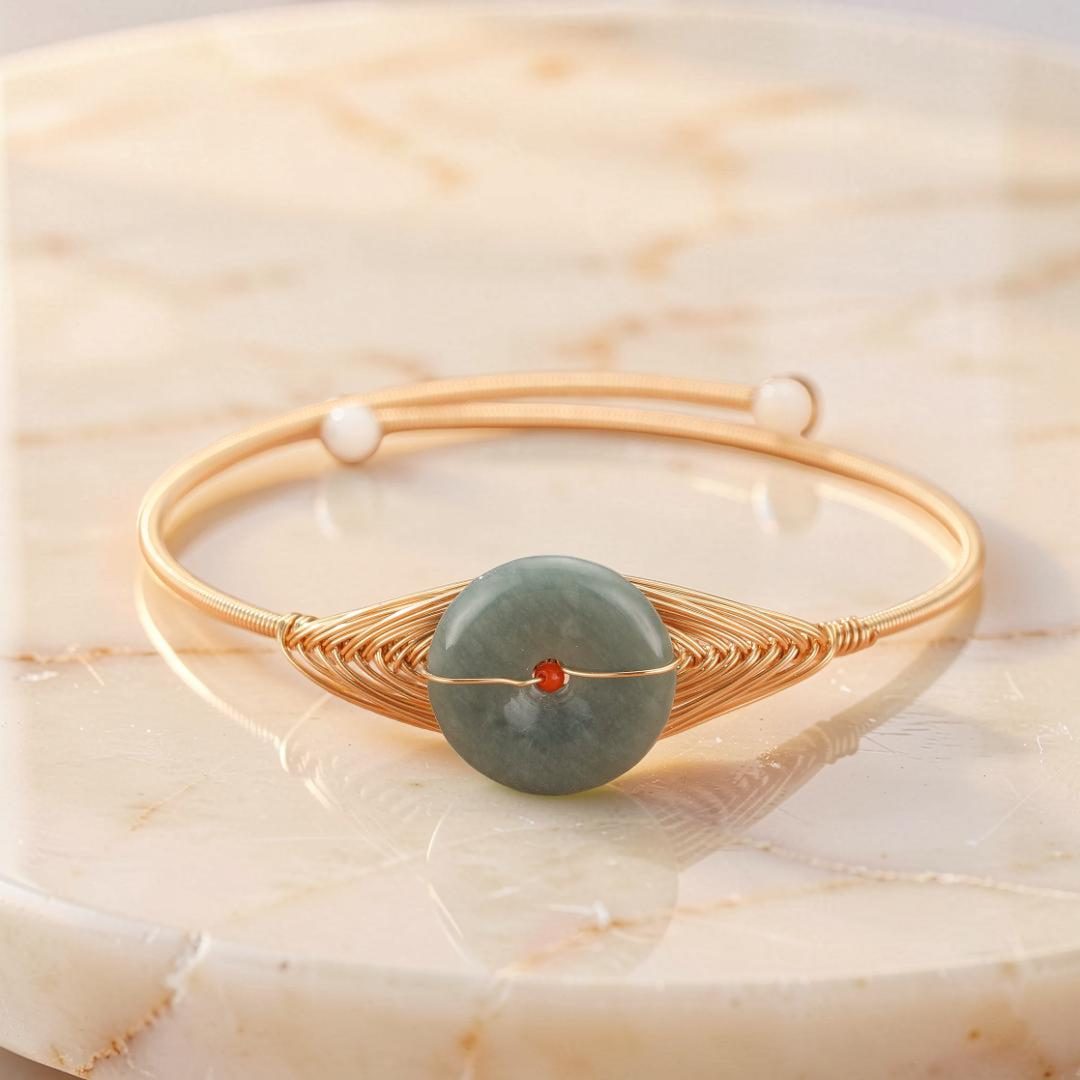 ATELIER-TIBET – Bracelet Jadéite – Talisman de Sérénité
