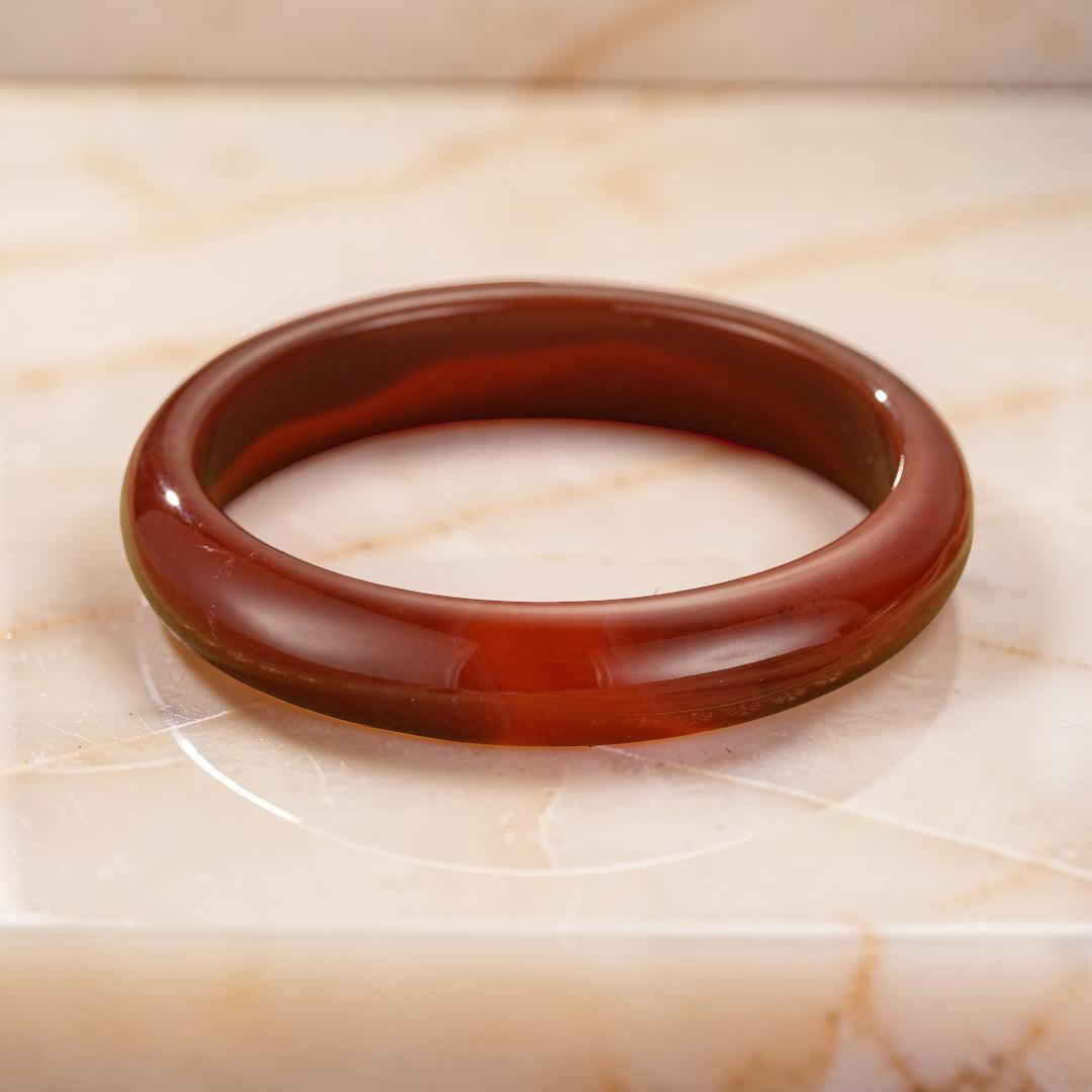 ATELIER-TIBET – Bracelet Jonc Agate – Force Ardente