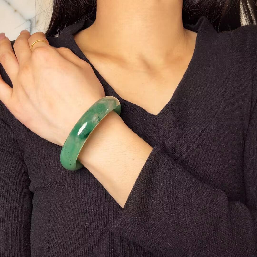 ATELIER-TIBET – Bracelet Jonc Jade – Éveil Doux