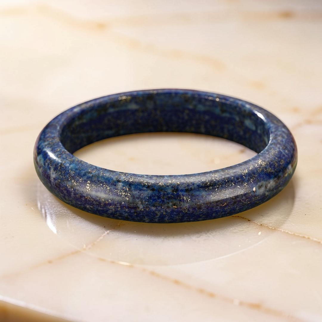 ATELIER-TIBET – Bracelet Jonc Lapis-Lazuli – Harmonie Intérieure