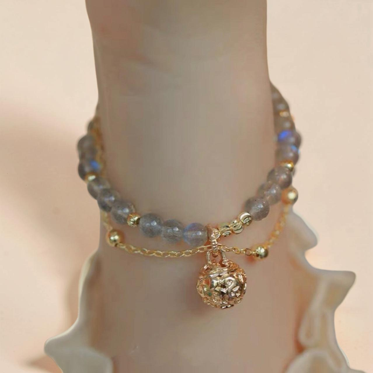 ATELIER-TIBET – Bracelet Labradorite – Éclat
