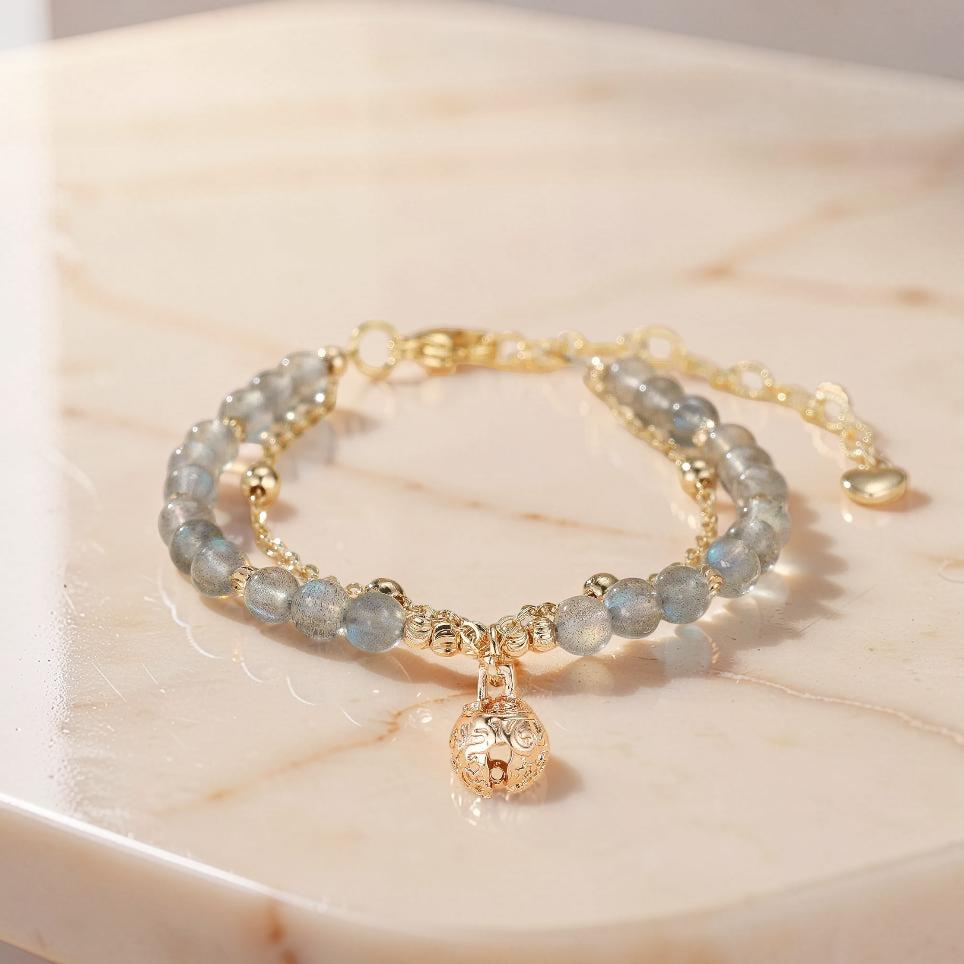 ATELIER-TIBET – Bracelet Labradorite – Éclat