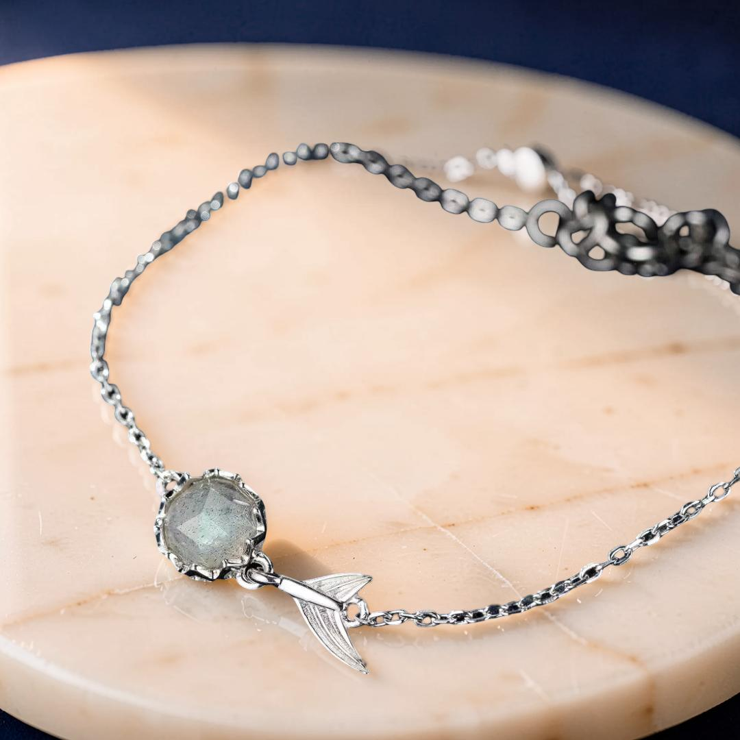 ATELIER-TIBET – Bracelet Labradorite – Portail des Songes, Argent