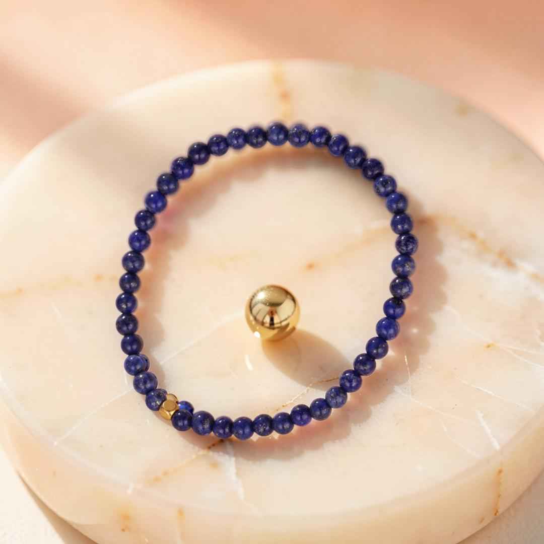 ATELIER-TIBET – Bracelet Lapis Lazuli – Aura Bleue