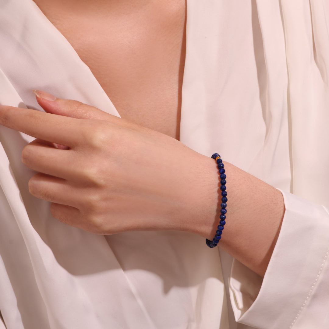 ATELIER-TIBET – Bracelet Lapis Lazuli – Aura Bleue