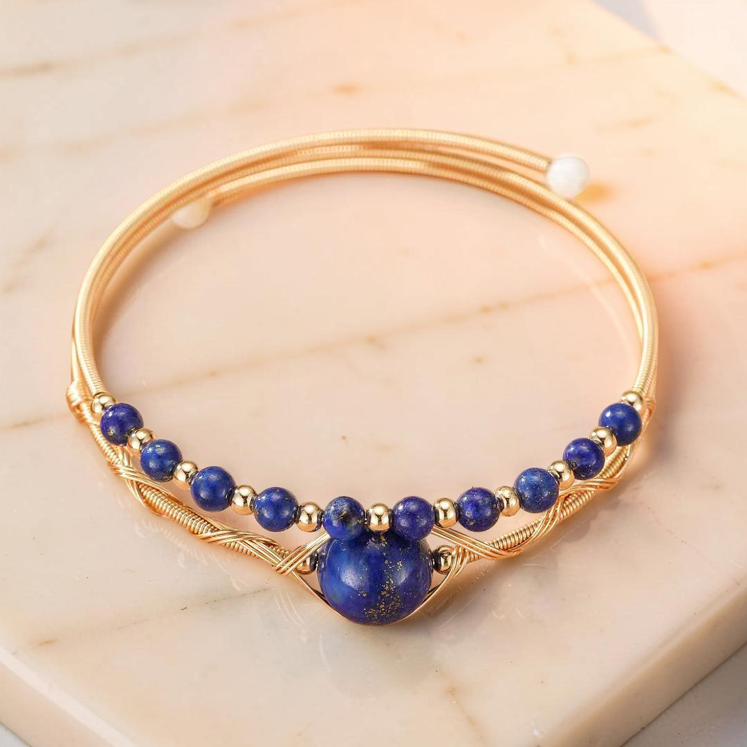 ATELIER-TIBET – Bracelet Lapis Lazuli – Œil Intuitif