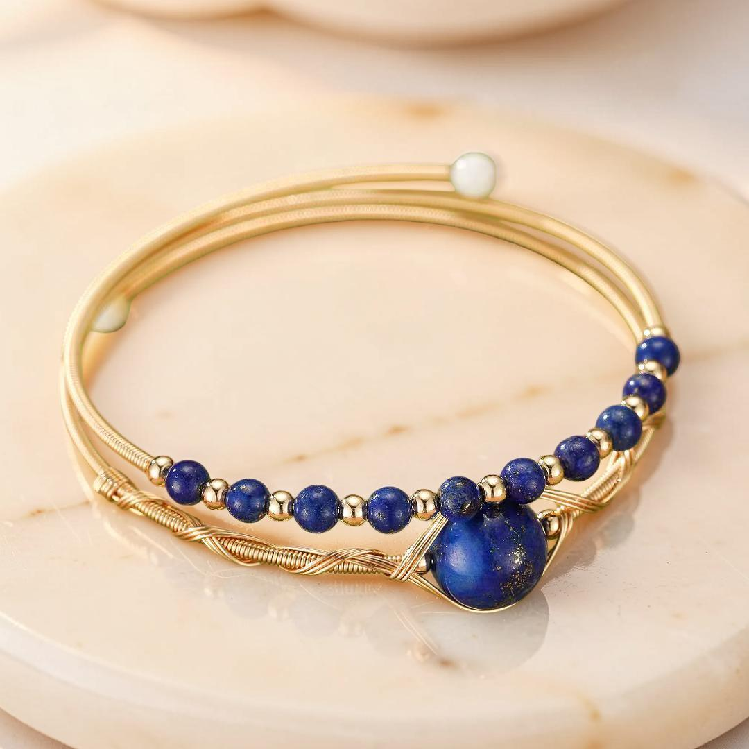 ATELIER-TIBET – Bracelet Lapis Lazuli – Œil Intuitif