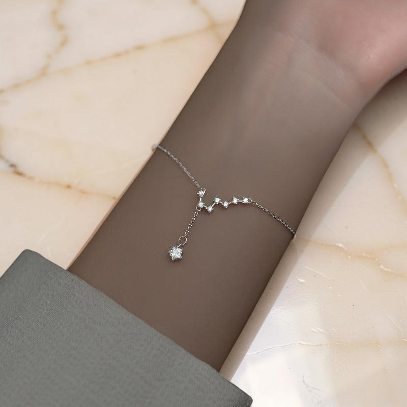 ATELIER-TIBET – Bracelet Lune et Étoile – Septentrion, Argent 925
