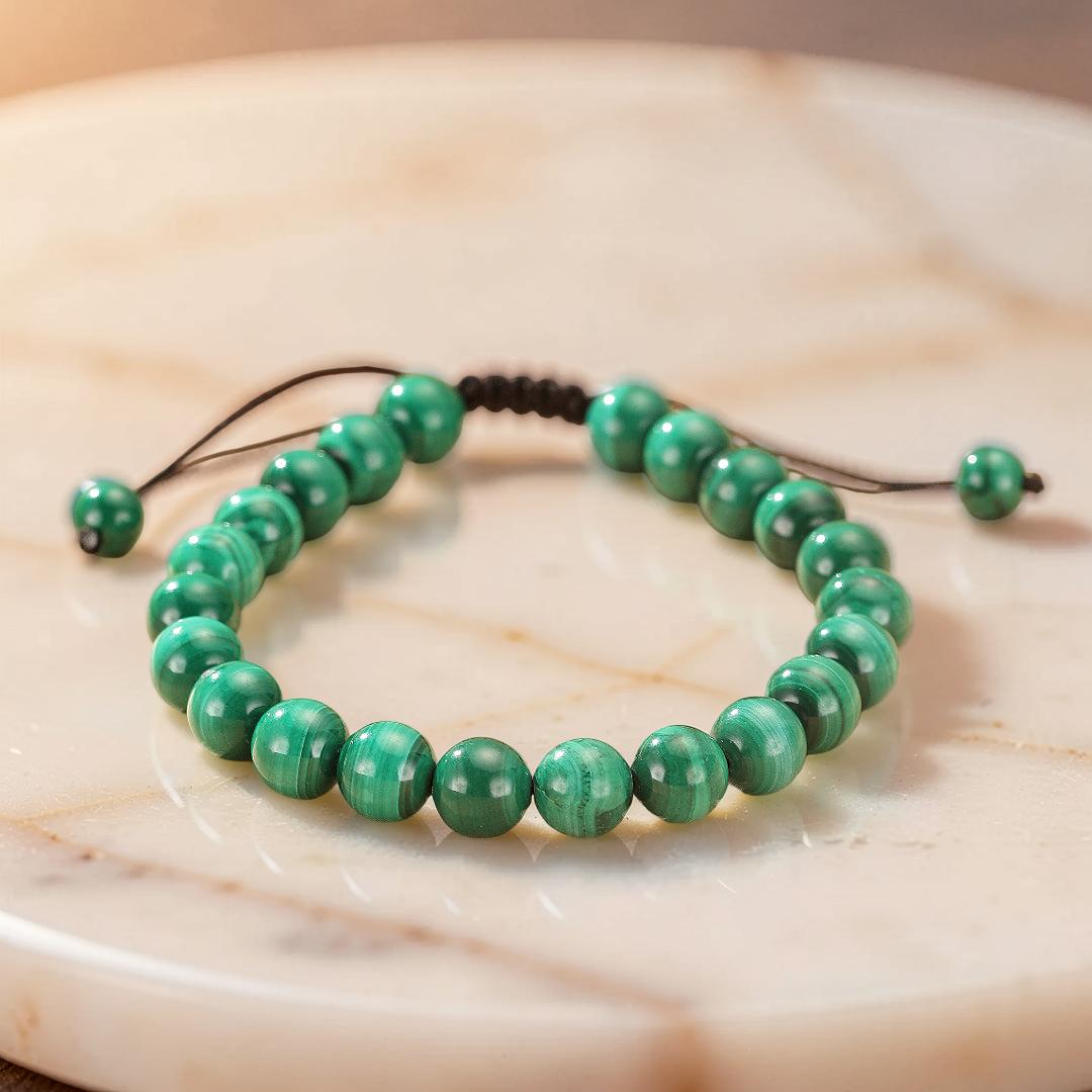 ATELIER-TIBET – Bracelet Malachite – Énergie Protectrice