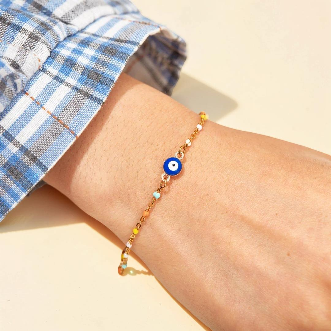 ATELIER-TIBET – Bracelet Mauvais Œil  Confiance  en Argent 925