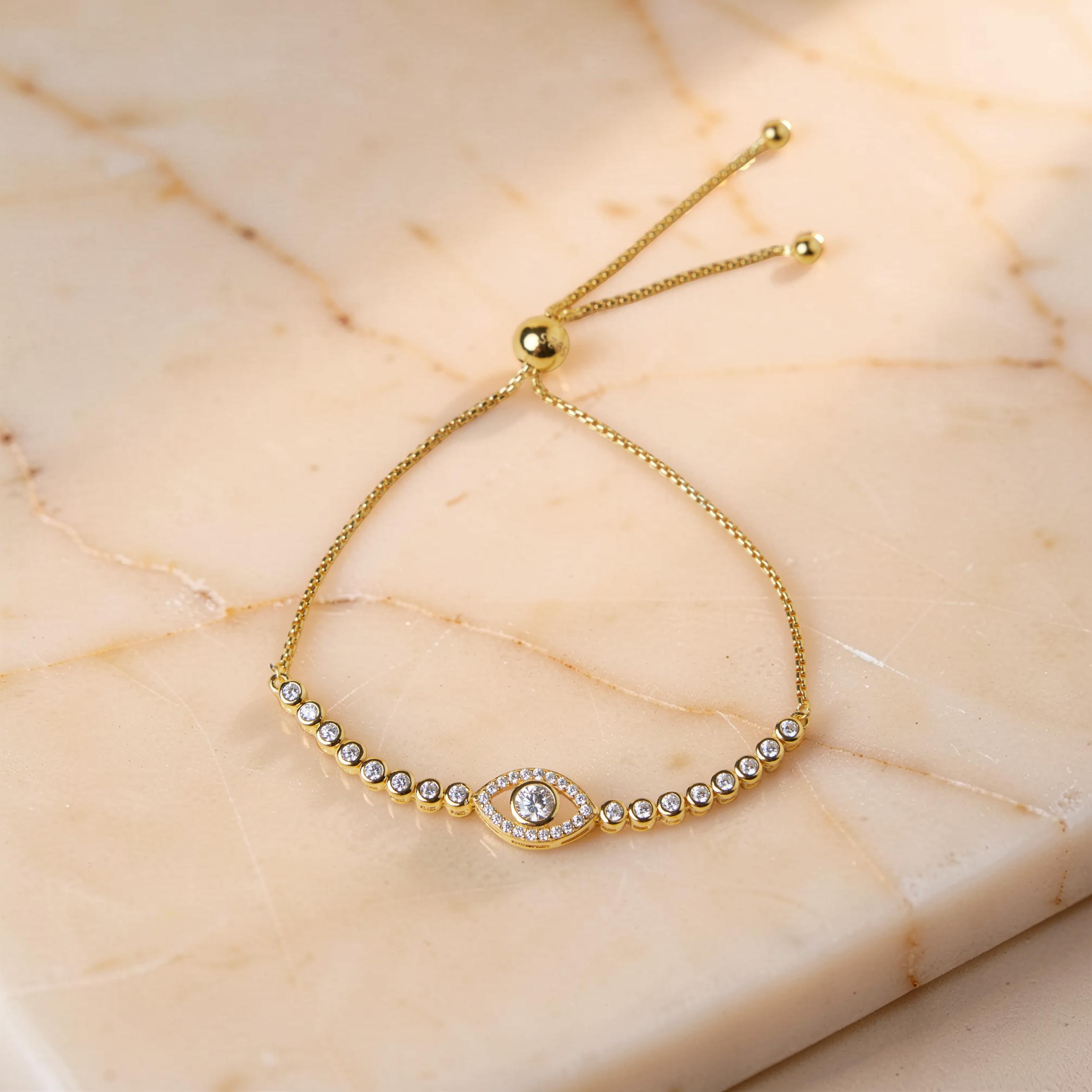 ATELIER-TIBET – Bracelet Mauvais Œil – Mystérieux, Argent