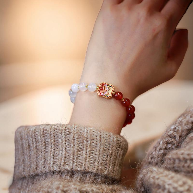 ATELIER-TIBET – Bracelet Pi Xiu en Agate – Apaisement et Richesse