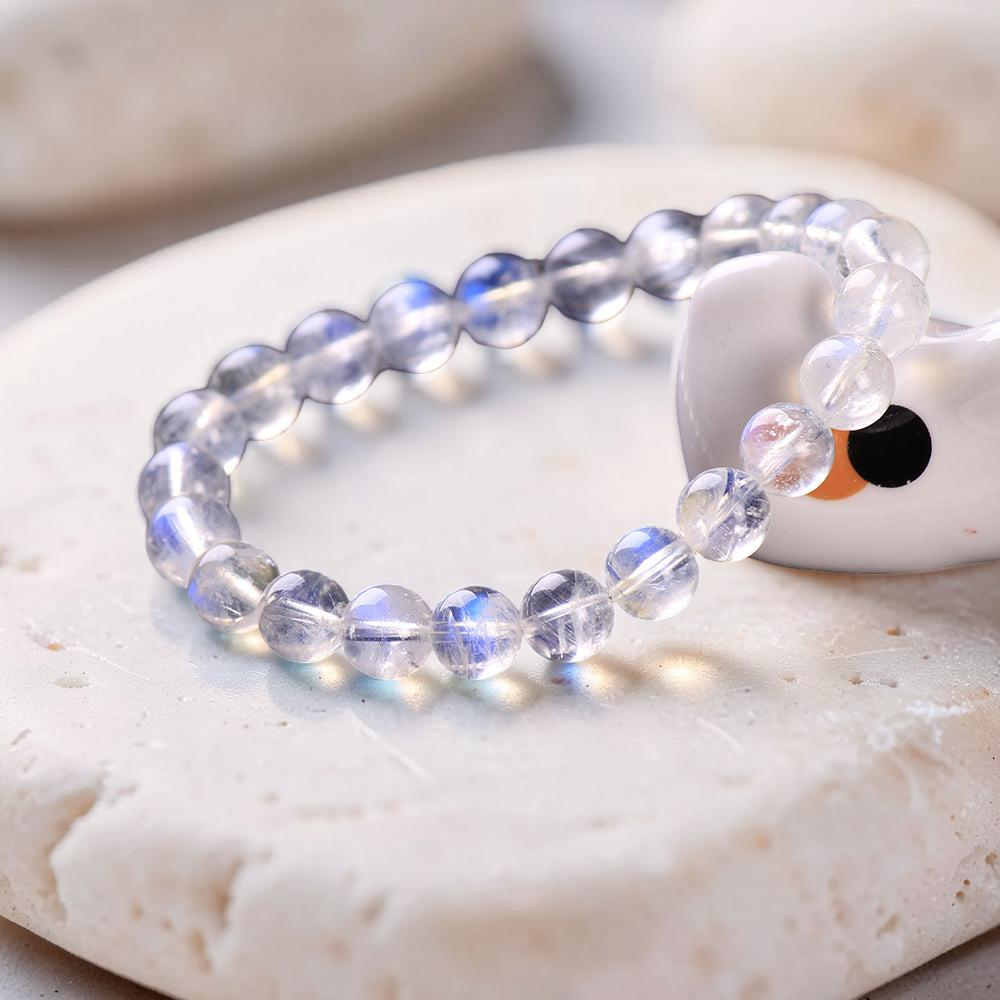 ATELIER-TIBET – Bracelet Pierre de Lune – Océan