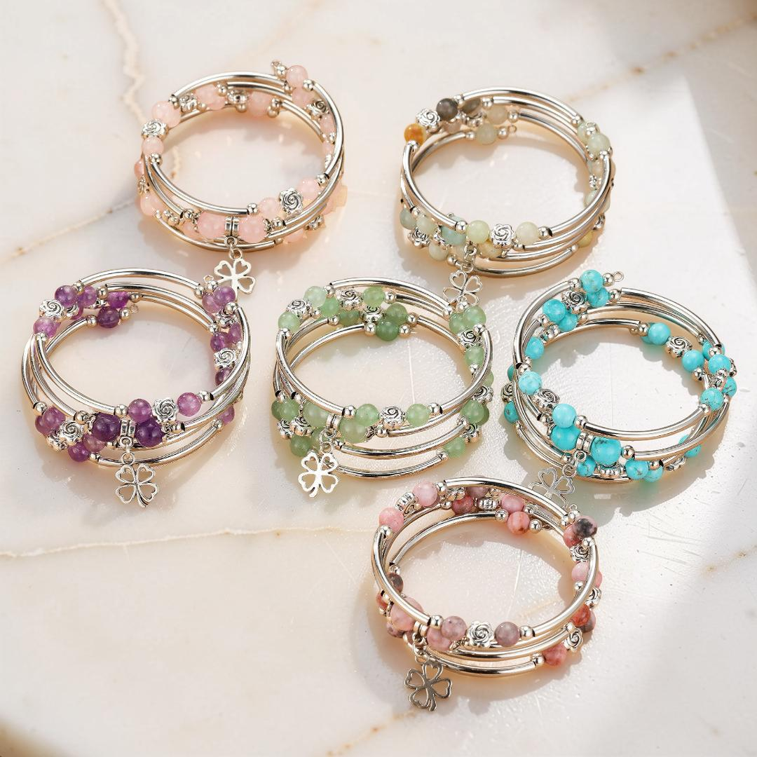 ATELIER-TIBET – Bracelet Pierres Naturelles – Chance Radieuse