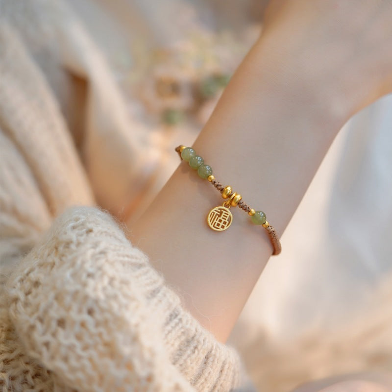 ATELIER-TIBET – Bracelet Jade – Réussite et Rassurance