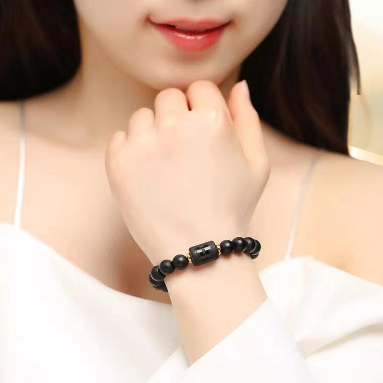 ATELIER-TIBET – Bracelet Signe Astrologique en Onyx – Protection Astrale