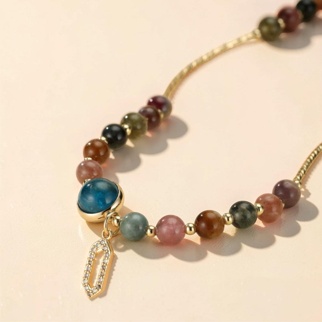 ATELIER-TIBET – Bracelet Tourmaline Deux Tours – Symphonie de Lumière