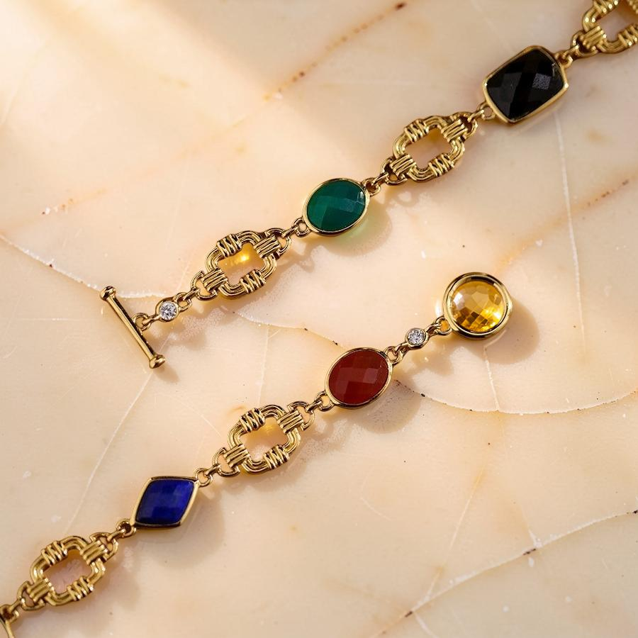 ATELIER-TIBET – Bracelet Vintage –  Promesse, Argent Plaqué Or